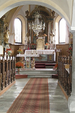 Ratece church interior