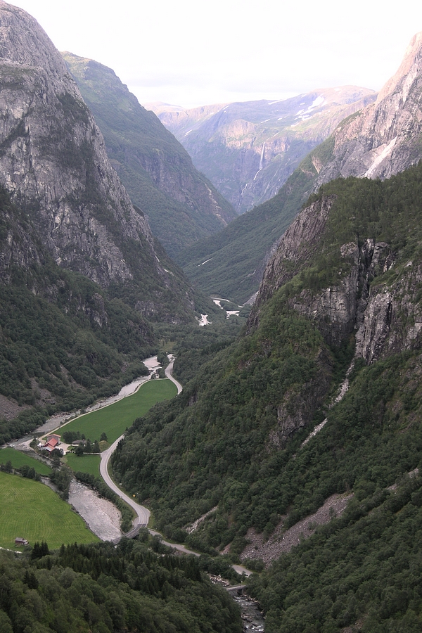 Naeroy valley below hotel