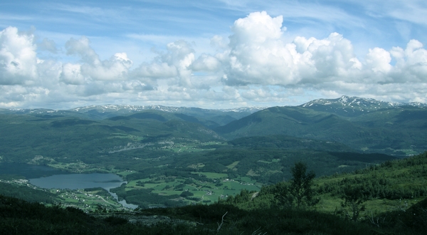 Panorama above Voss